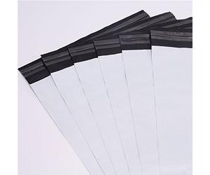 logei® 100pc Genérico envíos por correo Bolsas Sacos Sobres Postales Poli plástico Self Seal blancos (55cm x 75cm)