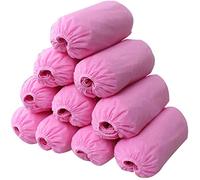 logei® 100pcs chanclos Desechables Cubierta de Zapatos Desechables Cubre Calzado Desechables Zapatos de Manga cubrezapatos Fundas de Zapatos (Rosa)