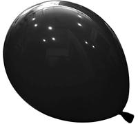 logei®100Pcs Globos Redondos Decoración para el Día de San Valentín Compromiso Boda Cumpleaños Fiestas (Negro)