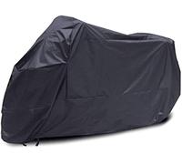 logei®Funda para Moto Impermeable Cubierta para Motocicleta contra Suciedad Lluvia Viento Frío,Negro (XL :230 * 95 * 125cm)