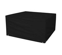 logei Funda para Muebles de Jardín Funda Para Mesas y Sillas al Aire Libre Impermeable y Resistente 213 X132×74cm ,Color Negro
