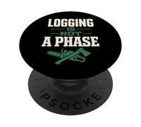 Logger for Life Logging El Registro de Estilo de Vida no es una Fase PopSockets PopGrip Adhesivo