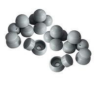 Loggyland 20 Piezas Perno 8 / 10mm Gris I 2-teilige Cubre para Tornillo de Bloqueo, Tuercas Etc. para Aseguran De Klettertürmen, Zaunverbindungen, Perno, sobre La Zona de Juegos O Jardín Y Terraza