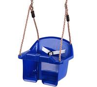 Loggyland Asiento Columpio Bebé con Cuerda y Sujeción - Azul