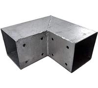 Loggyland Conectores Madera,Conector Esquina,Conectores,Conectores de Postes para 2X Kantholzbalken 70 X 70 mm, Zincado en Caliente