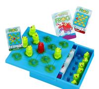 Logic Game - ABS 11 x 3 x 11 cm | Frog Strategy Puzzle Game, Intelligence Board - Juego educativo de pensamiento para niños, niñas, edad 3 y juego de aprendizaje temprano
