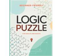 Logic Puzzle Book for Adults and Teens (Large Print): Simple and Fun Brain Games to Sharpen Thinking - Medium Sudoku, Word Search, Wordoku & Cross Sum Puzzles with Solutions