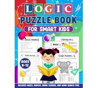 Logic Puzzle Book For Smart Kids