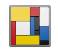 Logic Puzzle Brain Teaser Game for Kids & Adults - 88 Challenges with 4 Difficulty Levels, Portable Travel Puzzle Board for Cognitive Skills & Critical Thinking (1 PC)