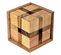 Logica Giochi Art. Diabólico - Dificultad Extrema 4/6 - Rompecabezas de Madera - Colección Leonardo da Vinci