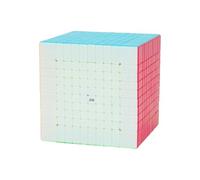 Logica Giochi - Cubo mágico 10 x 10 Stickerless - Cubo profesional - Rotación fluida y silenciosa