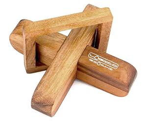 Logica Giochi - Elica Da Vinci - Rompecabezas 3D de madera - Dificultad 4/6 Extremo - Colección Leonardo da Vinci