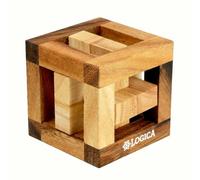 Logica Juegos Art. Caza Real - Rompecabezas 3D de Madera Fina - Dificultad 5/6 Increíble - Colección Leonardo da Vinci