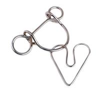 Logica Juegos Art. Corazón de Santorini - Rompecabezas de Metal - Dificultad 2/6 Media - Serie de Viajeros