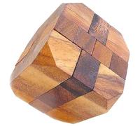 Logica Juegos Art. Diamant Mini - Rompecabezas 3D de Madera Preciosa - Dificultad 4/6 Extrema - Colección Leonardo da Vinci