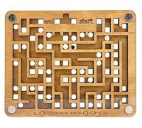 Logica Juegos Art. El Laberinto de Cnosso - Rompecabezas de Madera - Dificultad 5/6 Increíble - Serie Euclide