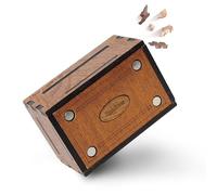 Logica Juegos Art. Pandora Box - El Cofre Secreto - Rompecabezas de Madera - Caja Secreta - Dificultad 5/6 Increíble - Colección Leonardo da Vinci