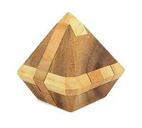 Logica Juegos Art. Paracaidas de Leonardo - Rompecabezas 3D de Madera - Dificultad 4/6 Extremo - Colección Leonardo da Vinci