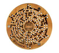 Logica Juegos Art. Plutón - Rompecabezas Laberinto de Madera - Dificultad 4/6 Extremo - Serie Star Adventures