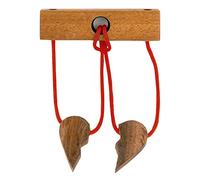 Logica Juegos Art. Prueba de Amor - Rompecabezas lógico 3D - Dificultad 4/6 Extrema - Rompecabezas de Madera