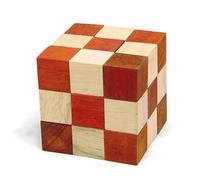 Logica Juegos Art. Serpiente Naranja - Rompecabezas de Madera - Rompecabezas de los Serpientes - Dificultad 4/6 Extrema - Colección Leonardo da Vinci