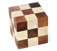 Logica Juegos Art. Serpiente - Rompecabezas lógicas 3D - Dificultad 3/6 Difícil - Rompecabezas de Madera - Colección Leonardo da Vinci