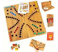 Logica Juegos Art. TOC 4 - Juego de Mesa de Madera - Juego de Estrategia para 2/4 Jugadores - Juego para Familias