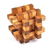 Logica Juegos Art. Urano - Rompecabezas 3D de Madera - Dificultad 6/6 Experto - Serie Star Adventures