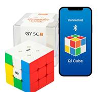 Logica Juegos - Cubo mágico 3x3 Smart - Speed Cubing - Cubo electrónico Coaching AI - Cubo magnético Competiciones - Rompecabezas 3 x 3 tecnológico - Cubo para Entrenamiento Mente