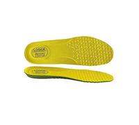 LOGICA Plantillas ortopédicas transpirables, amortiguadoras, para zapatos de seguridad, con sistema de espuma viscoelástica, 2 unidades Amarillo Size: 43 EU