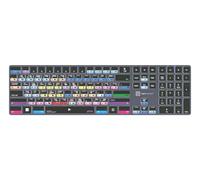 LogicKeyboard Avid Media Composer Pro Titan FR PC Tastatur QWERTY Franz?sisch Bluetooth Schwarz (LKB-MCOMP-TPC-FR)
