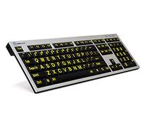 Logickeyboard LKB-LPRNTYB-AJPU - Standard - Verkabelt - USB - Schwarz - Silber