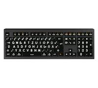 Logickeyboard LkB-LpwB-A2M-De Tastatur Usb Qwertz Deutsch Schwarz (lkB-LpwB-A2M-De)