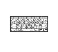 Logickeyboard XL-Print Black On White De (mac/bt) (lkB-LpbW-BtoN-De)