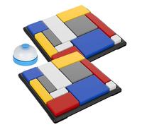 Lógico Desafío Mental - Juego Educativo Portátil de Razonamiento Juguete de Pensamiento,Bloques de para Entrenamiento del Pensamiento Lógico,Para Niños Y Adultos, Apto Para Hogar, Escuela, Oficina,