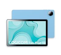 Logicom Fold 10 - Tablet Android 15 - Folio Gartuit (10,1 Pulgadas, HD IPS - 6 GB RAM - 128 GB + 256 GB - WiFi 6 - Octa-Core - USB C - Cámaras 8MP y 5MP - Batería 6000mAh - Azul