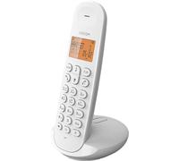 Logicom ILOA 155T Teléfono Fijo inalámbrico con contestador Grabador - Solo - Teléfonos analógicos y DECT - Blanco