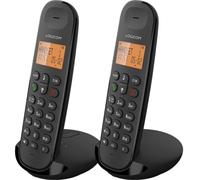 Logicom ILOA 255T Teléfono Fijo inalámbrico con contestador Grabador - Duo - Teléfonos analógicos y DECT - Negro