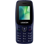Logicom Posh 405 - Teléfono 4G Desbloqueado - Dual SIM - Pantalla 1,77" - Autonomía 200h - Cámara - Antorcha - Memoria extensible 32GB - Puerto USB-C - Azul
