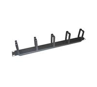Logilight 48.3 Cm (19 Zoll) Kabelführungspanel 1He Mit 5 Plastikringen Schwarz