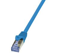 LogiLink Cable PrimeLine CQ3026S CAT6A S/FTP PIMF LSZH 0.5 m Azul