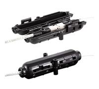 Logilink 072037 Funda externa IP54 ignífuga para extensiones y conexiones de cables, color negro