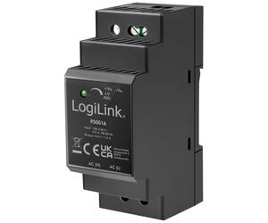 Logilink 072549 Fuente de alimentación sobre carril DIN 24 V 1,5 A 36 W negro