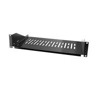 LOGILINK 19 Estante De Cantilever Zoll, Tornillo Frontal Fijación D = 250Mm, Negro