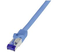 LogiLink 3m Cat6a S/FTP (S-STP) Blue Ethernet Network Patch Cable - C6A066S