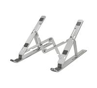 LogiLink AA0134 - Soporte Plegable para portátiles y tabletas de 10 a 16 Pulgadas, Color Plateado