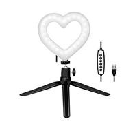 LogiLink AA0155 - Trípode LED en Forma de corazón (96 Leds) con 17 Efectos dinámicos de luz y 15 Modos de Color RGB