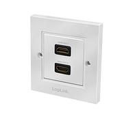 BASE DE ENCHUFE LOGILINK 2 HDMI BLANCO