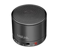 Logilink Altavoz Bluetooth 5.3 con micrófono Incorporado, Radio FM y Lector de Tarjetas microSD, Negro