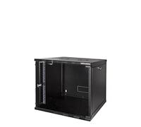 Logilink Armario de Pared Eco 6HE (400 mm) sin Montar (48,26 cm), Color Negro